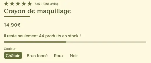 Stock Bar